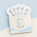 5 Hush replacement patches in a Counting & Sheeping sleeve